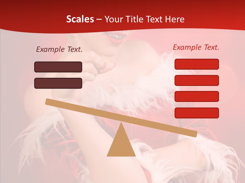 Snow Look Fashion PowerPoint Template