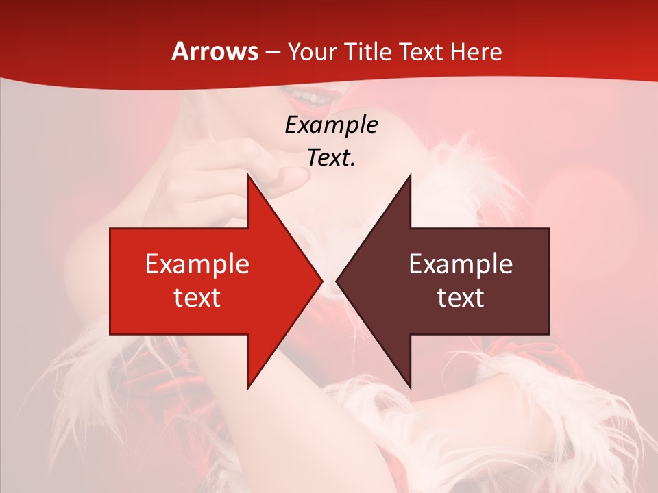 Snow Look Fashion PowerPoint Template