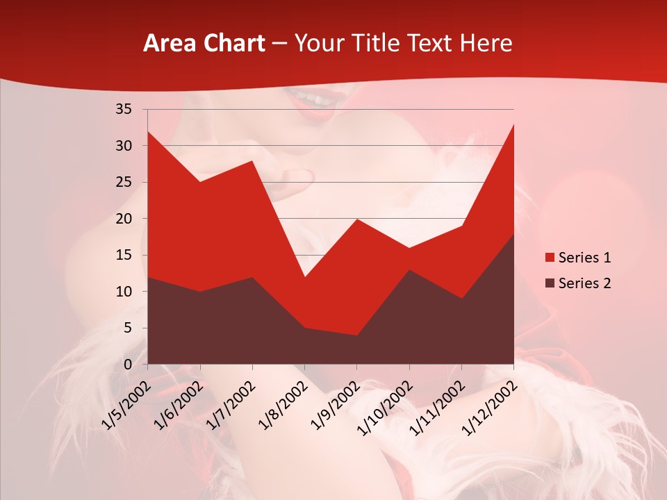 Snow Look Fashion PowerPoint Template