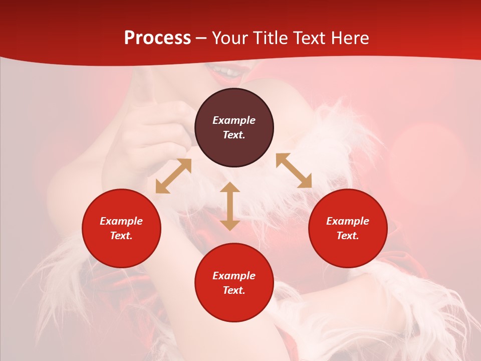 Snow Look Fashion PowerPoint Template