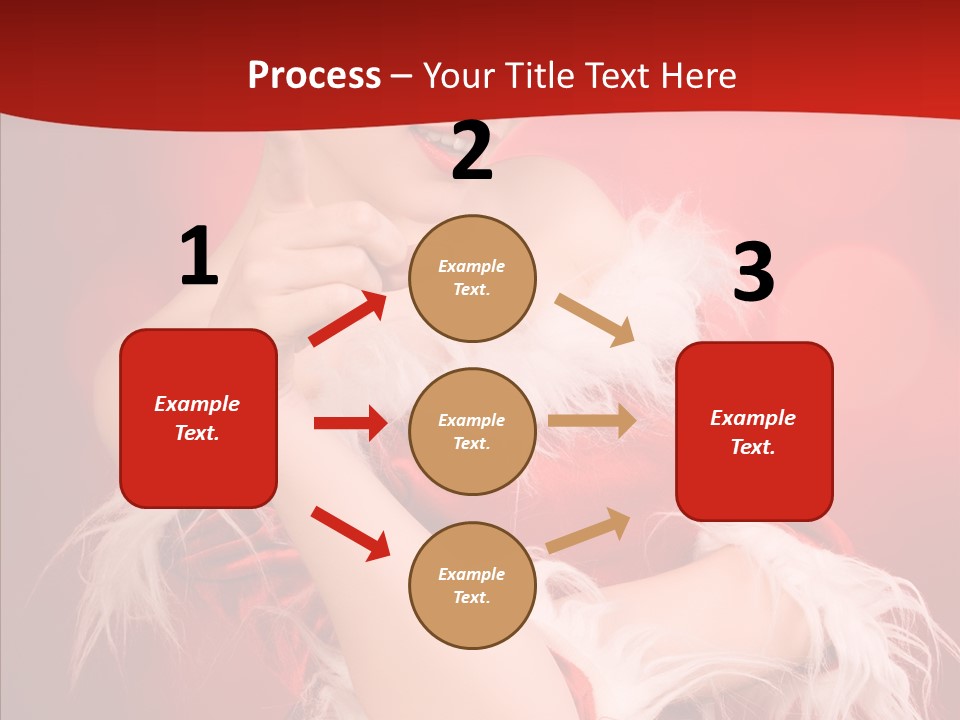 Snow Look Fashion PowerPoint Template