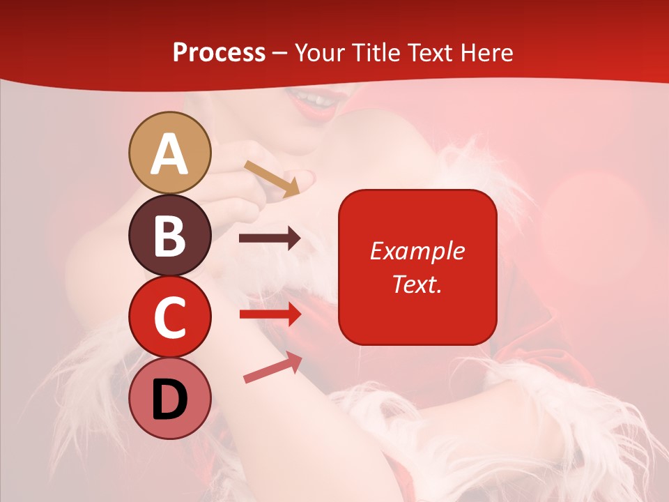 Snow Look Fashion PowerPoint Template