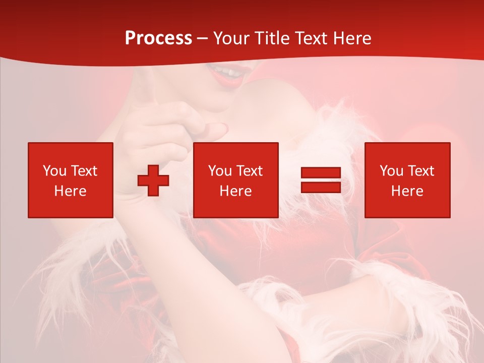 Snow Look Fashion PowerPoint Template