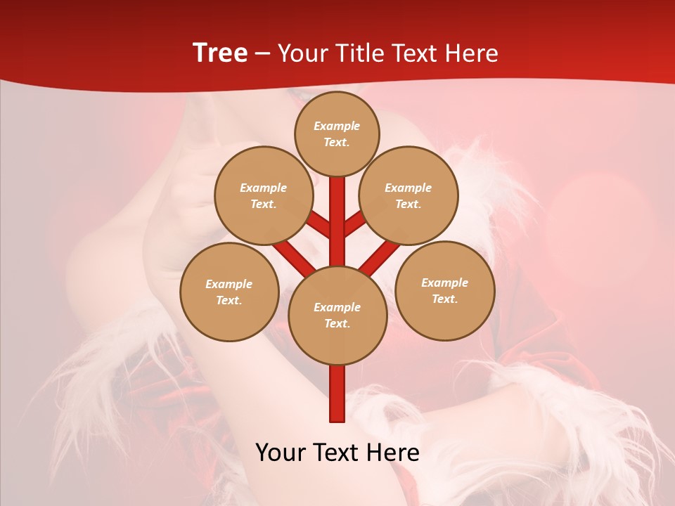 Snow Look Fashion PowerPoint Template