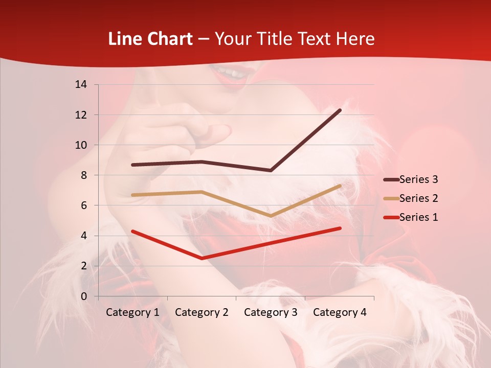 Snow Look Fashion PowerPoint Template