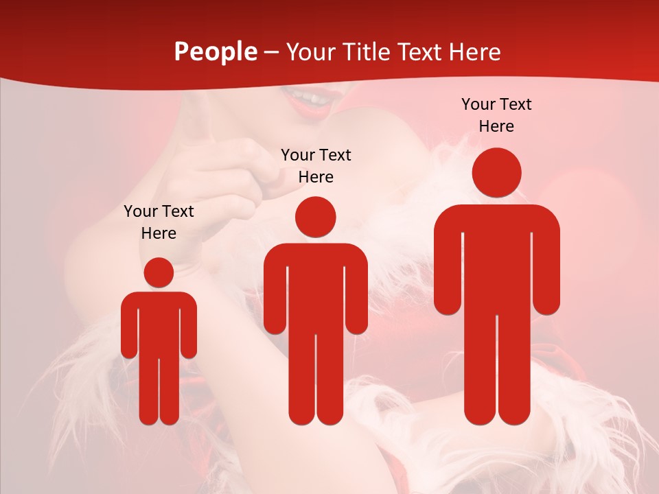 Snow Look Fashion PowerPoint Template