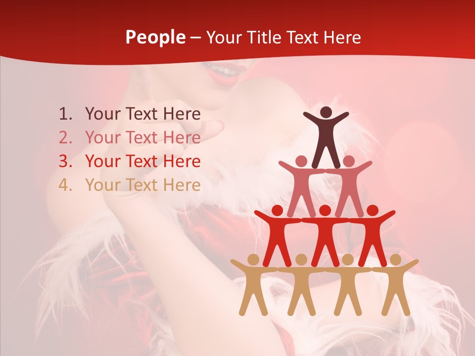 Snow Look Fashion PowerPoint Template