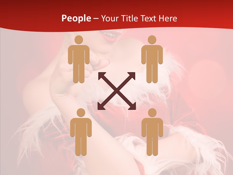 Snow Look Fashion PowerPoint Template