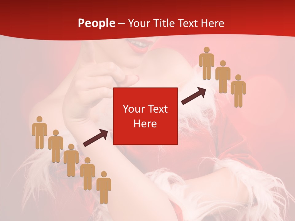 Snow Look Fashion PowerPoint Template