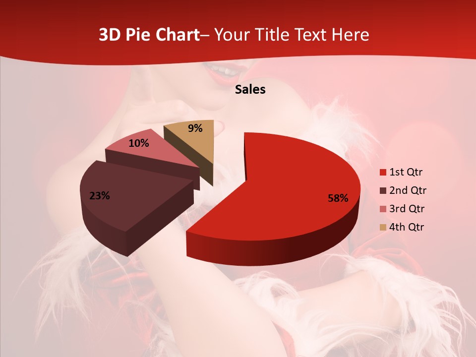 Snow Look Fashion PowerPoint Template