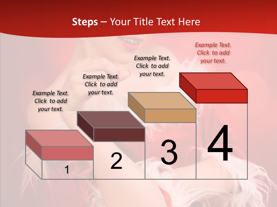 Snow Look Fashion PowerPoint Template