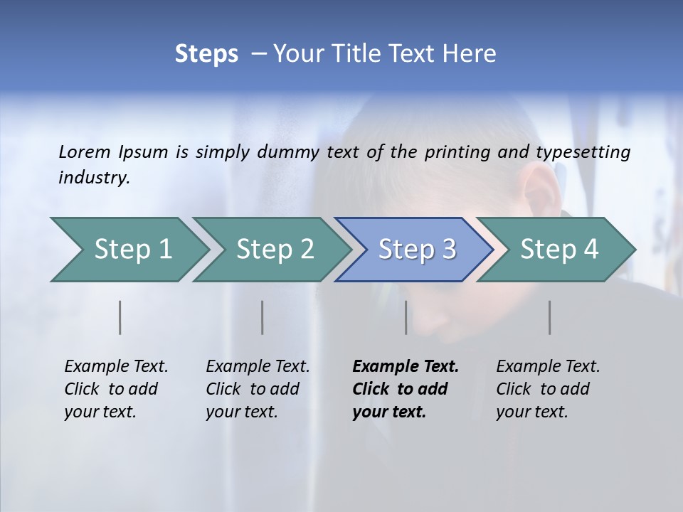 Homeless Starvation Outdoor PowerPoint Template