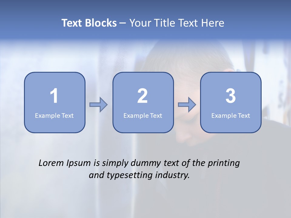 Homeless Starvation Outdoor PowerPoint Template
