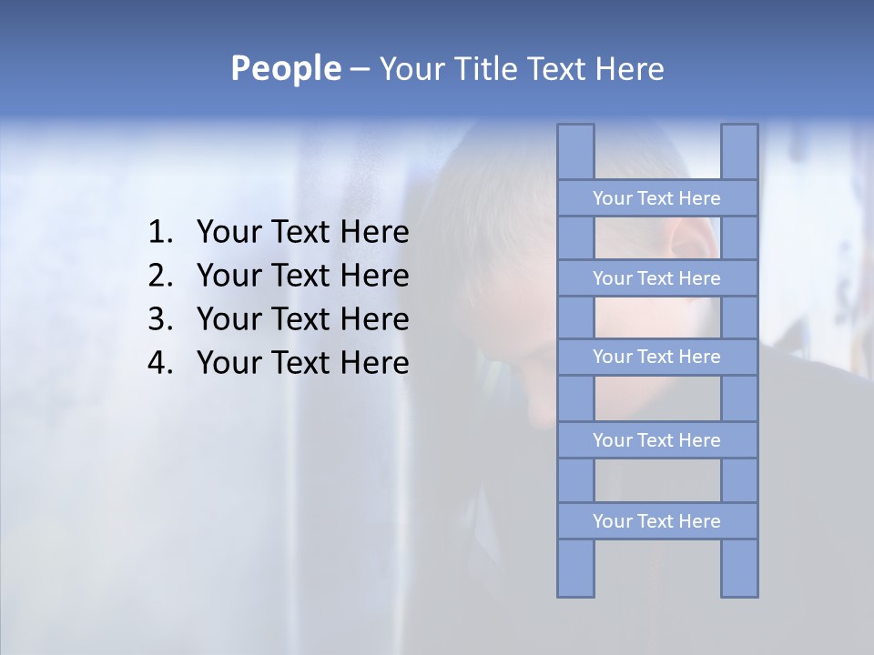 Homeless Starvation Outdoor PowerPoint Template