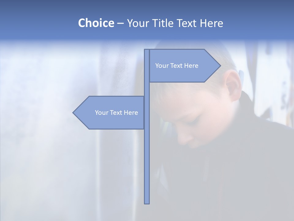 Homeless Starvation Outdoor PowerPoint Template