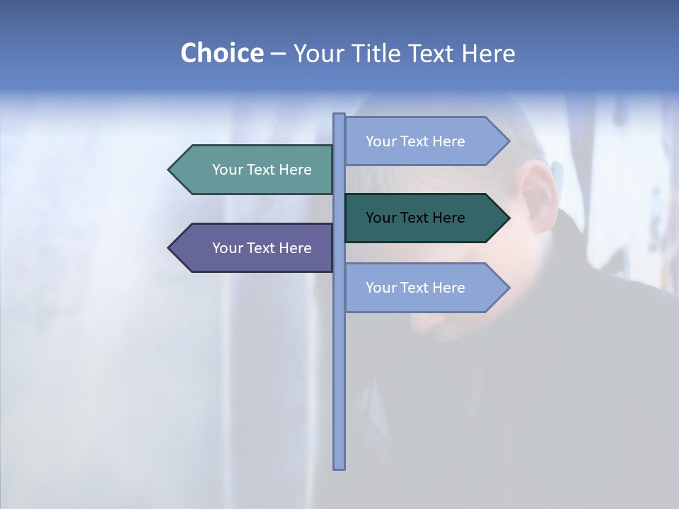 Homeless Starvation Outdoor PowerPoint Template