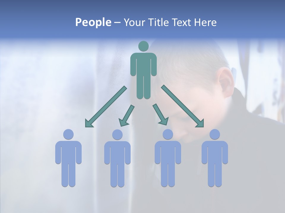 Homeless Starvation Outdoor PowerPoint Template