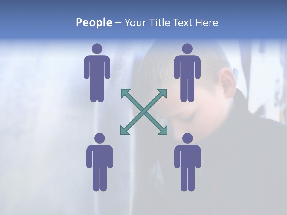 Homeless Starvation Outdoor PowerPoint Template