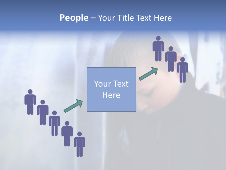 Homeless Starvation Outdoor PowerPoint Template