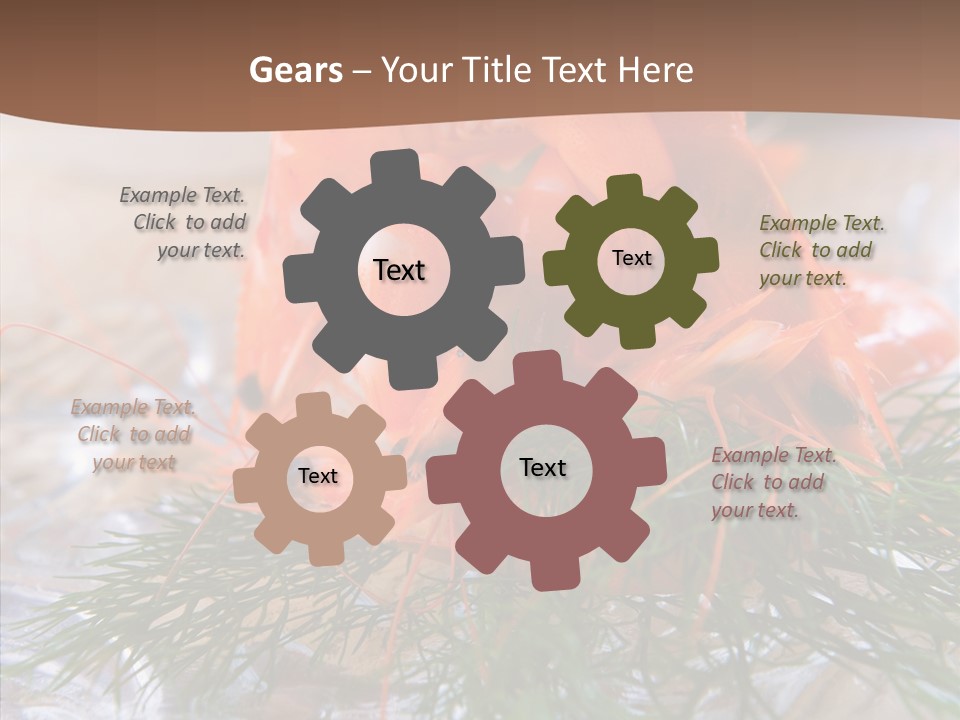 Orange Fresh Cooking PowerPoint Template