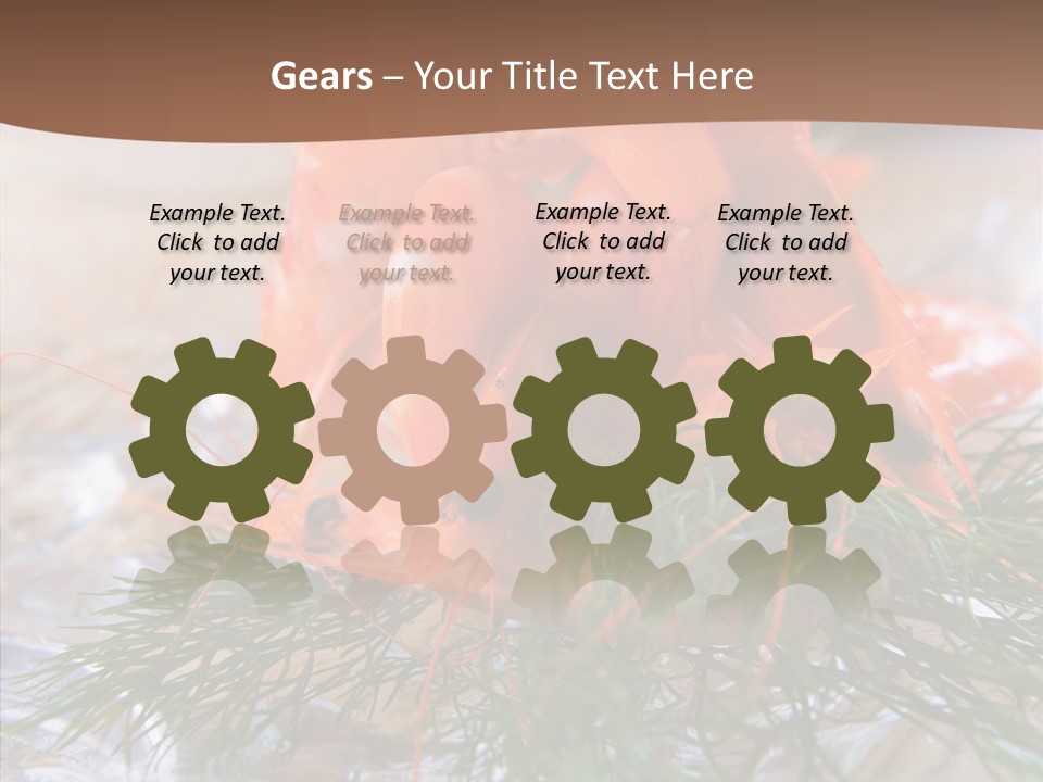 Orange Fresh Cooking PowerPoint Template