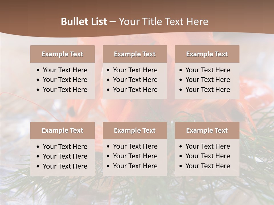 Orange Fresh Cooking PowerPoint Template