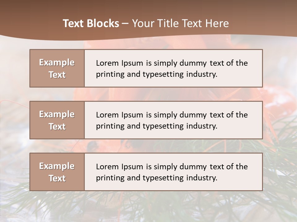 Orange Fresh Cooking PowerPoint Template