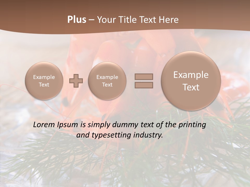 Orange Fresh Cooking PowerPoint Template