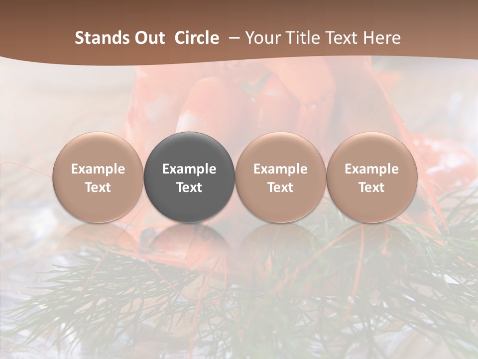 Orange Fresh Cooking PowerPoint Template