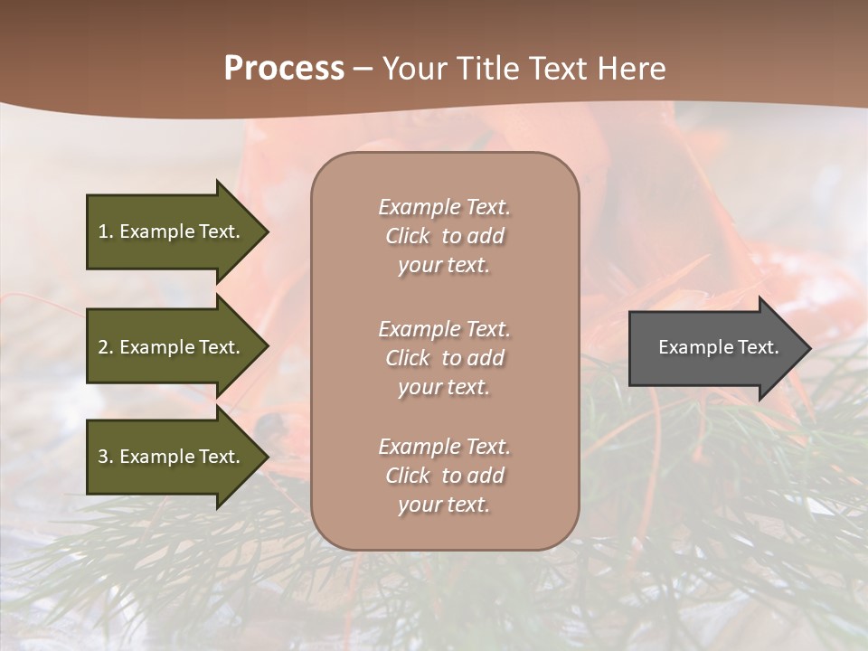 Orange Fresh Cooking PowerPoint Template