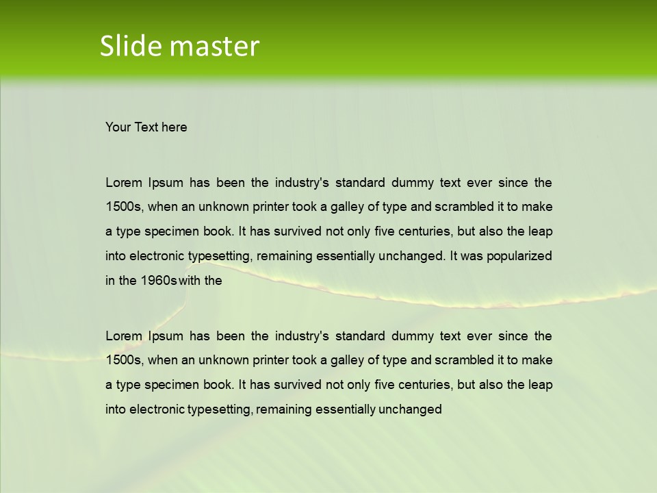 Fresh Tropic Fertile PowerPoint Template