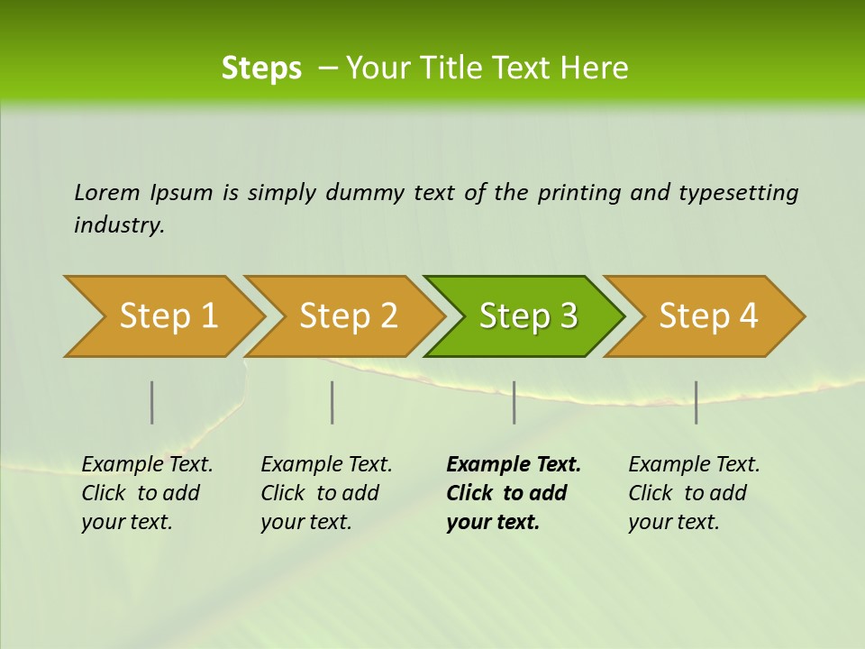 Fresh Tropic Fertile PowerPoint Template