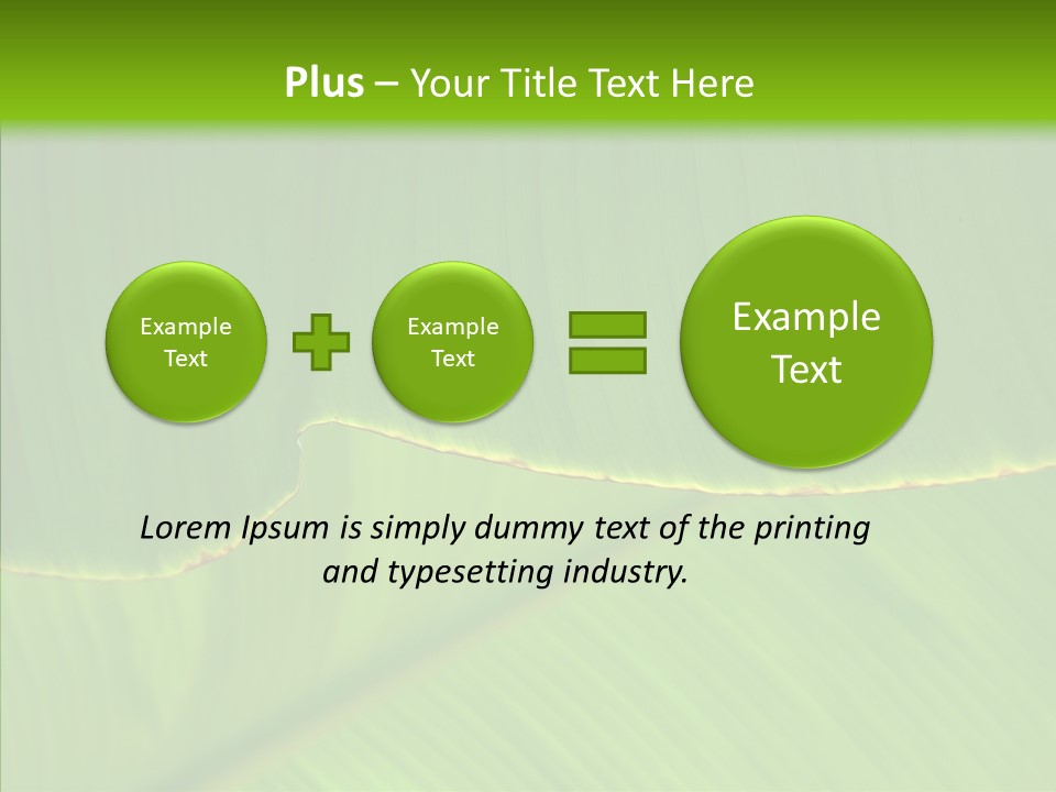 Fresh Tropic Fertile PowerPoint Template