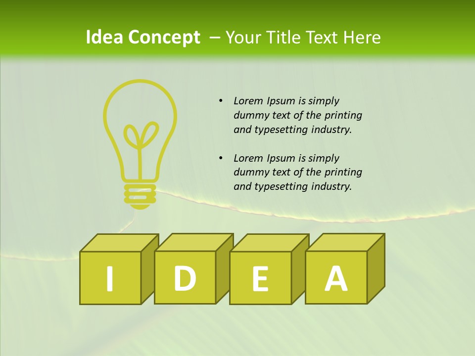 Fresh Tropic Fertile PowerPoint Template