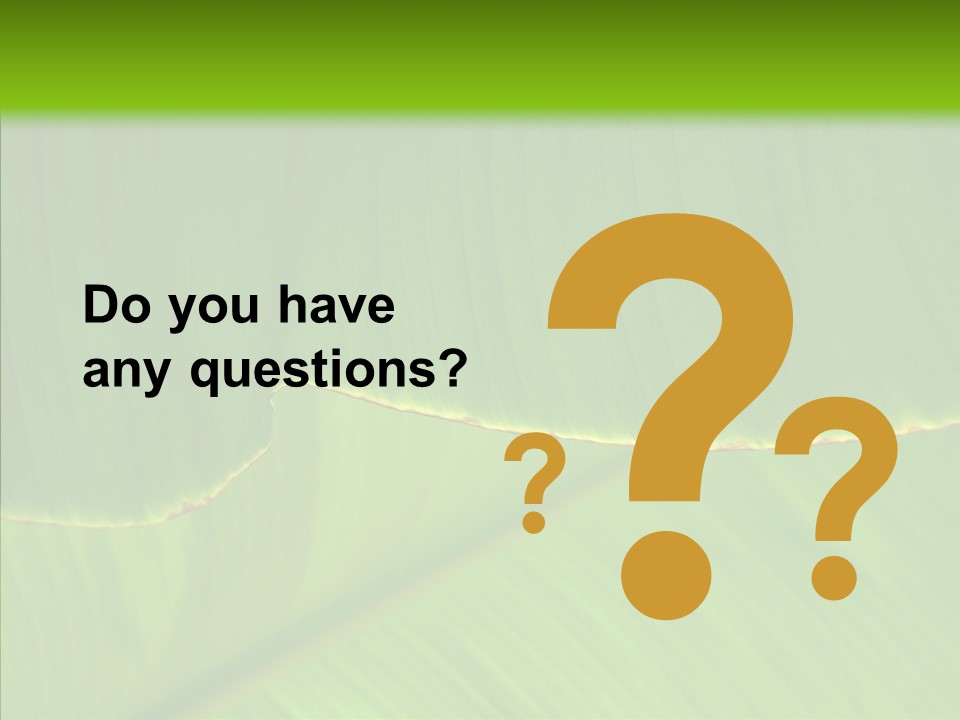 Fresh Tropic Fertile PowerPoint Template