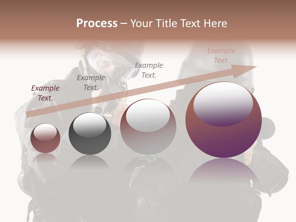 Fighting Male Weapons PowerPoint Template