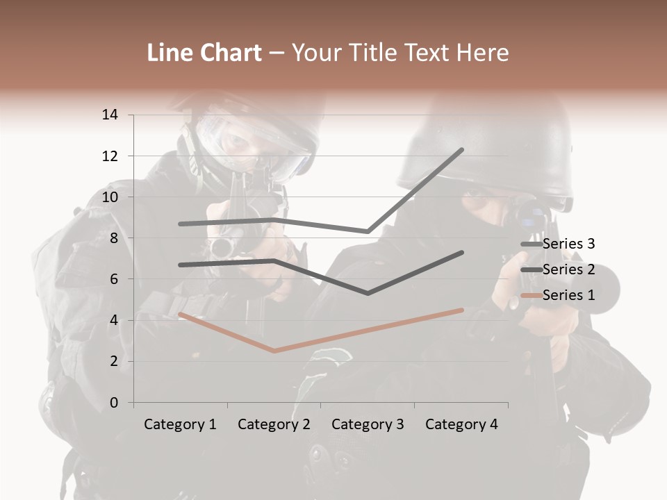 Fighting Male Weapons PowerPoint Template