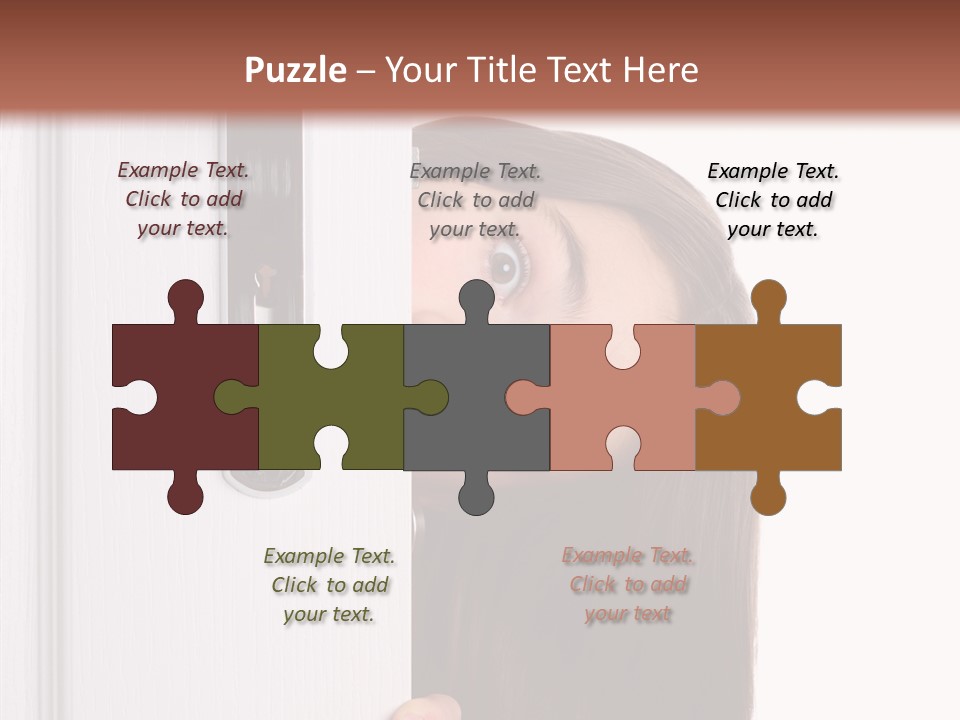 Face Colors Eye PowerPoint Template