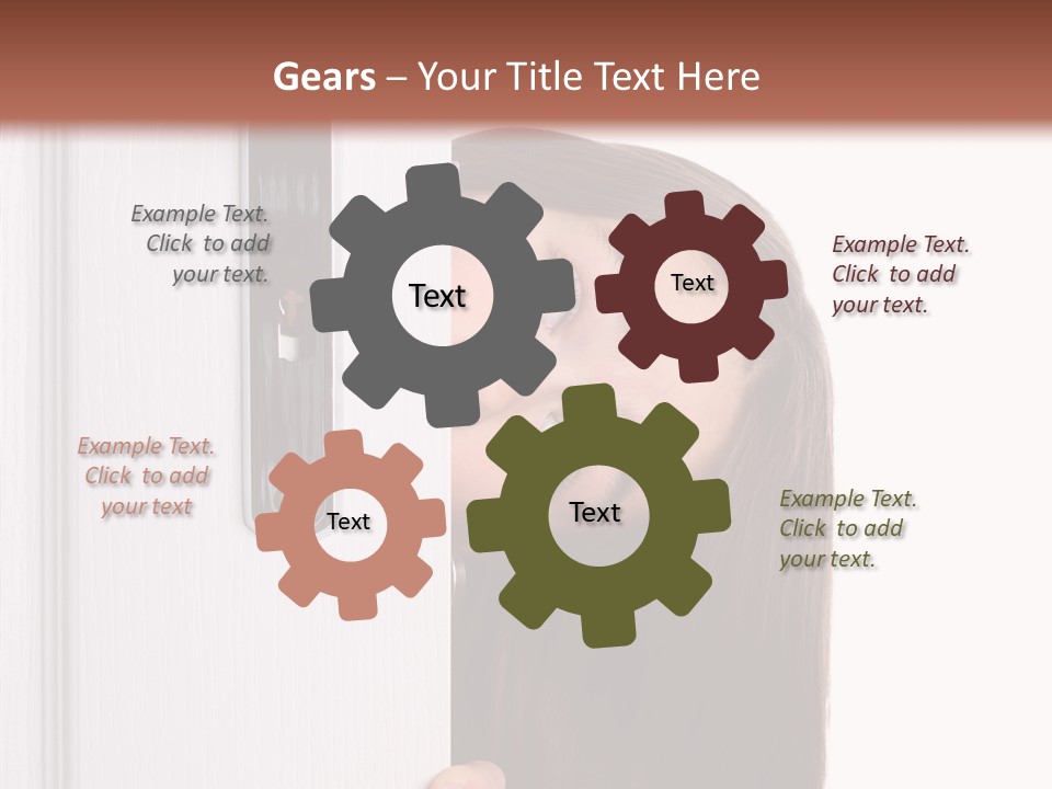 Face Colors Eye PowerPoint Template