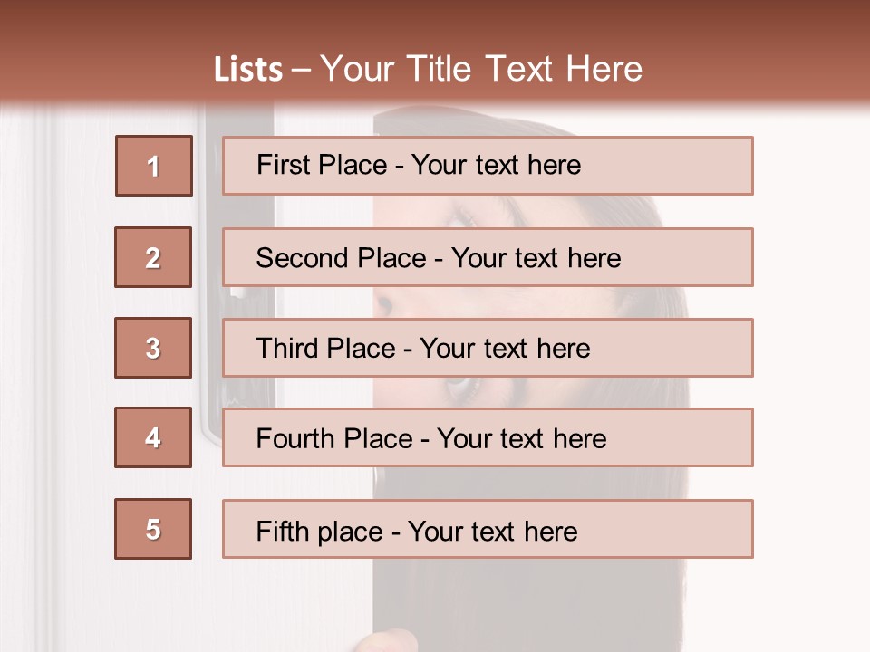 Face Colors Eye PowerPoint Template