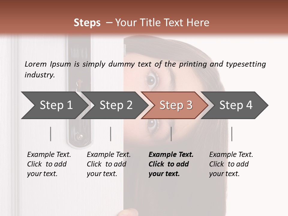 Face Colors Eye PowerPoint Template