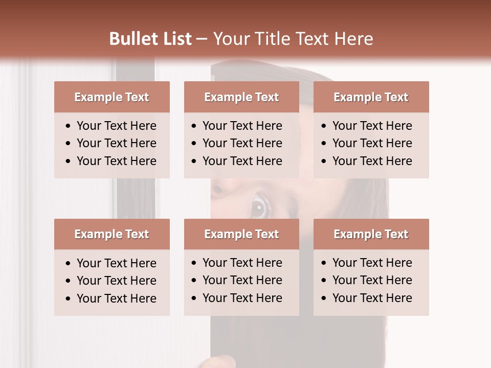 Face Colors Eye PowerPoint Template