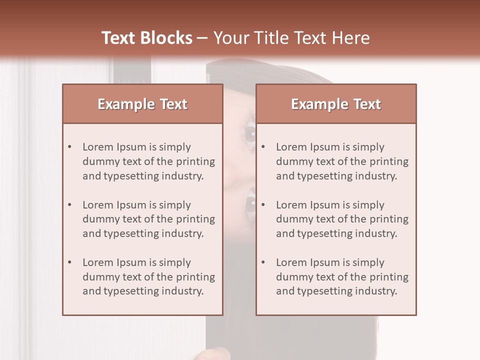 Face Colors Eye PowerPoint Template