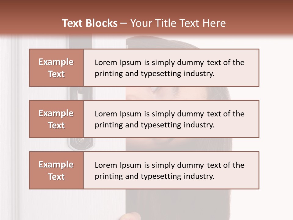 Face Colors Eye PowerPoint Template