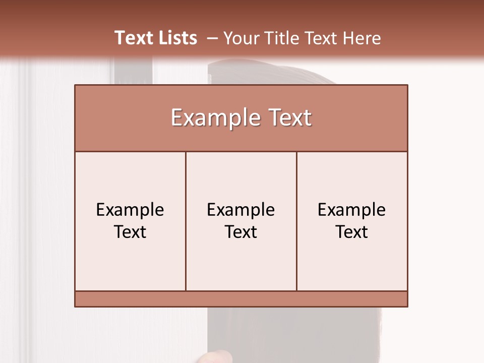 Face Colors Eye PowerPoint Template