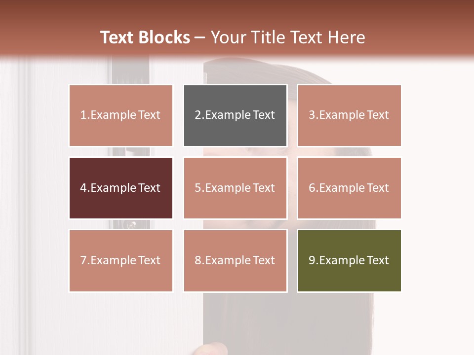 Face Colors Eye PowerPoint Template