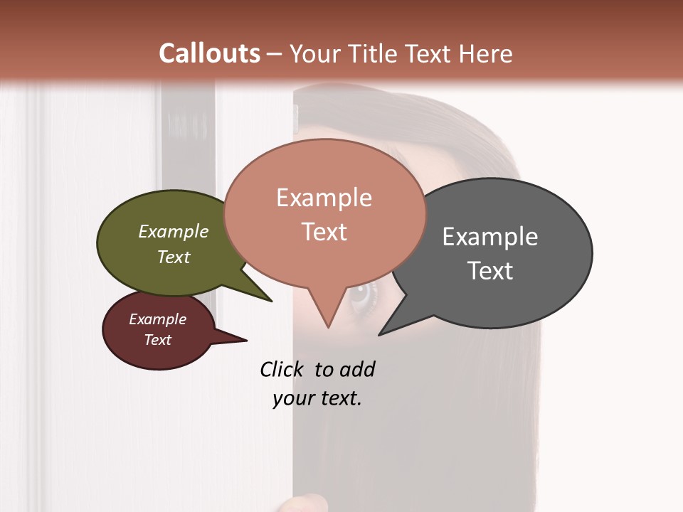 Face Colors Eye PowerPoint Template