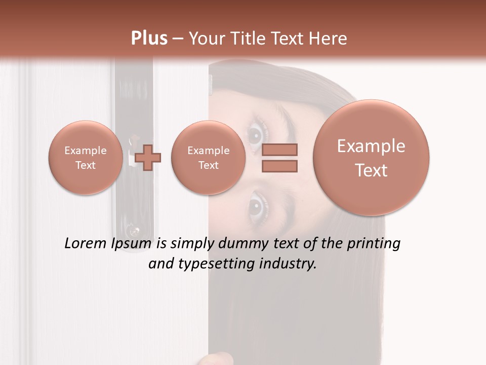 Face Colors Eye PowerPoint Template