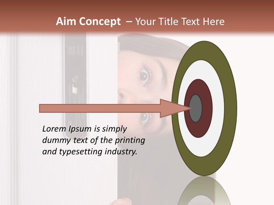 Face Colors Eye PowerPoint Template