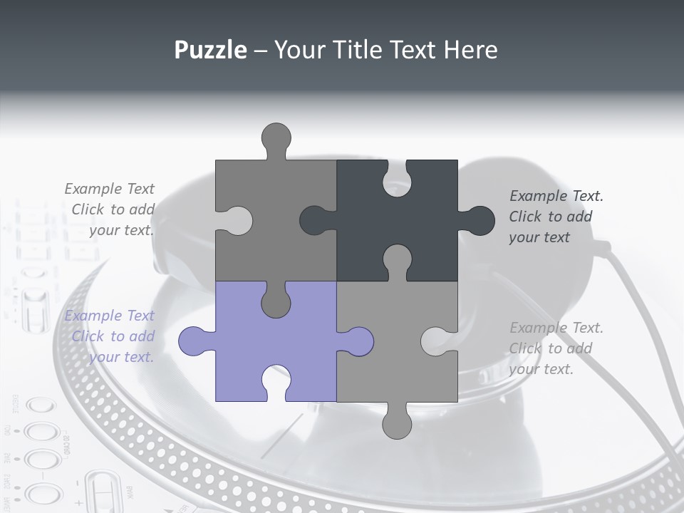 Aluminium Beat Play PowerPoint Template